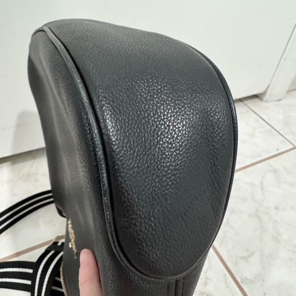 Kate Spade Black Crossbody Bag with Striped Strap - Picture 8 of 11